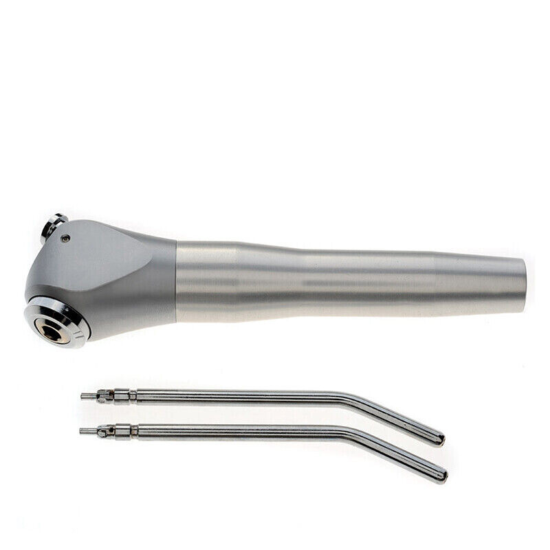 Dental 3 Way Air Water Spray Triple Syringe Handpiece w/ 2 Nozzles Tips Tubes US