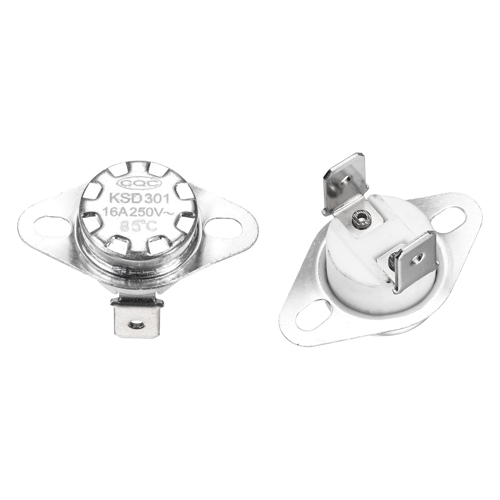 KSD301 Thermostat 85℃/185°F 16A N.C Temperature Switch 2 Pcs
