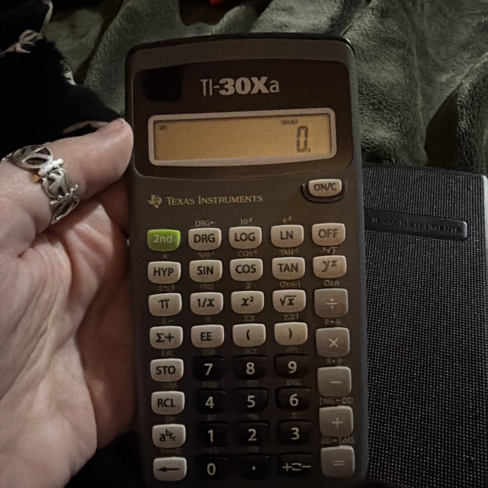 Texas Instruments TI-30Xa Scientific Calculator Solar Powered w/ Cover TESTED