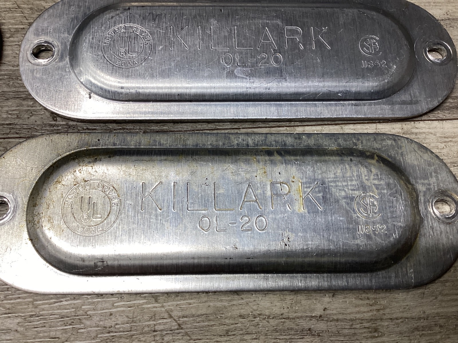 LOT OF 6 Killark 24 3675 OL-20 Condulet Cover #118N96*AC