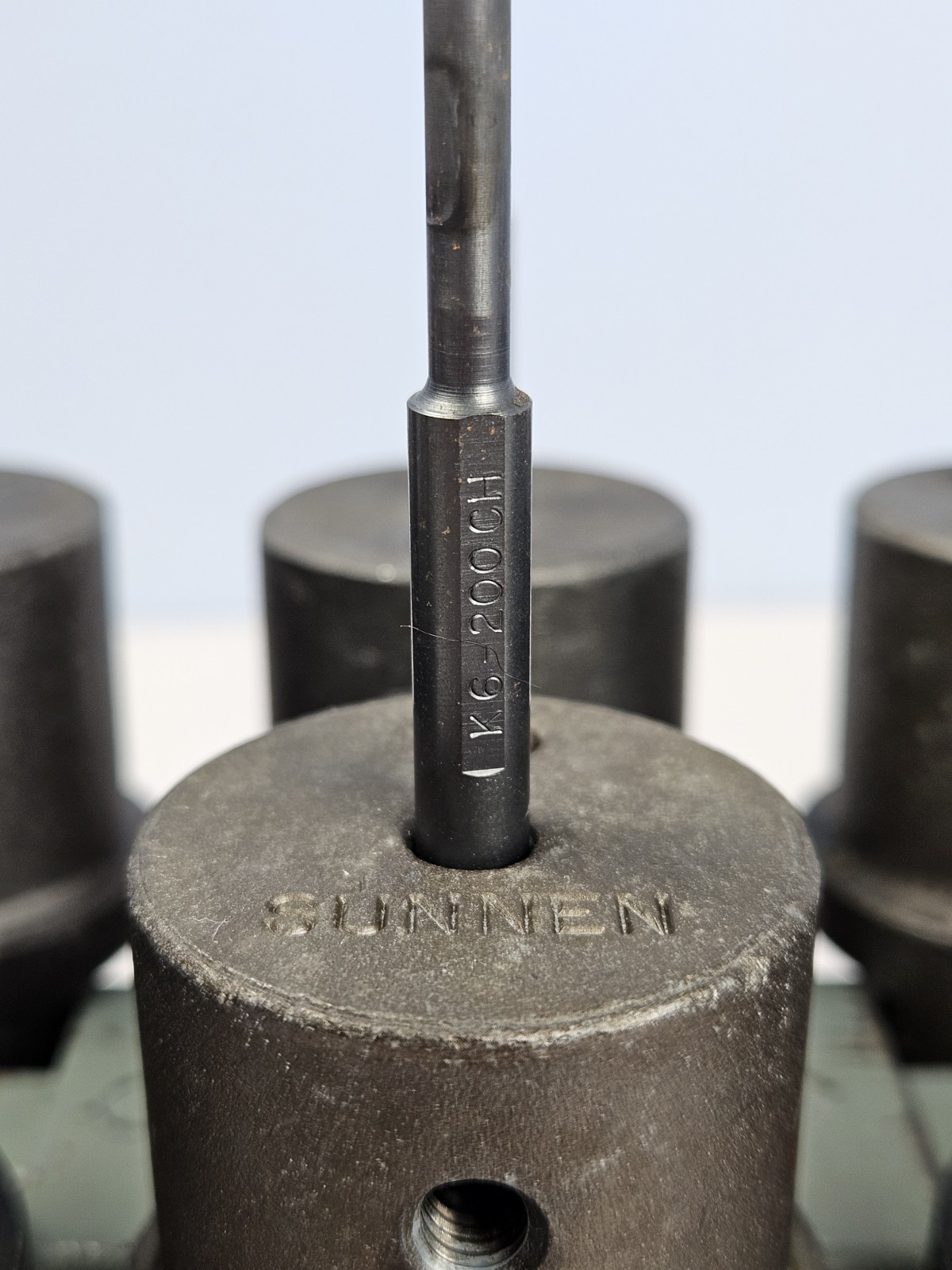 Sunnen Honing Mandrel Adapter Rack Set Assortment Lot of 16 Untested for Parts