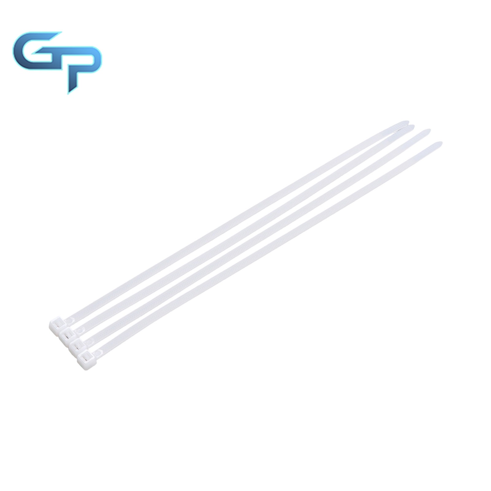 Heavy Duty Zip Ties 12″12″ V-Shaped Toothed 200lb Black White 100pcs Wide 0.13″