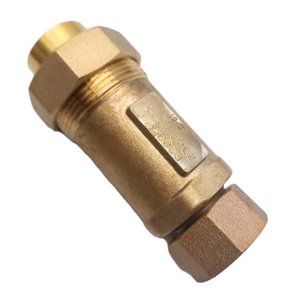 Zurn Wilkins 1UFMX34UF-700XL Dual Check Valve Outlet 3/4″ FNPT / Inlet 1″ FMTC
