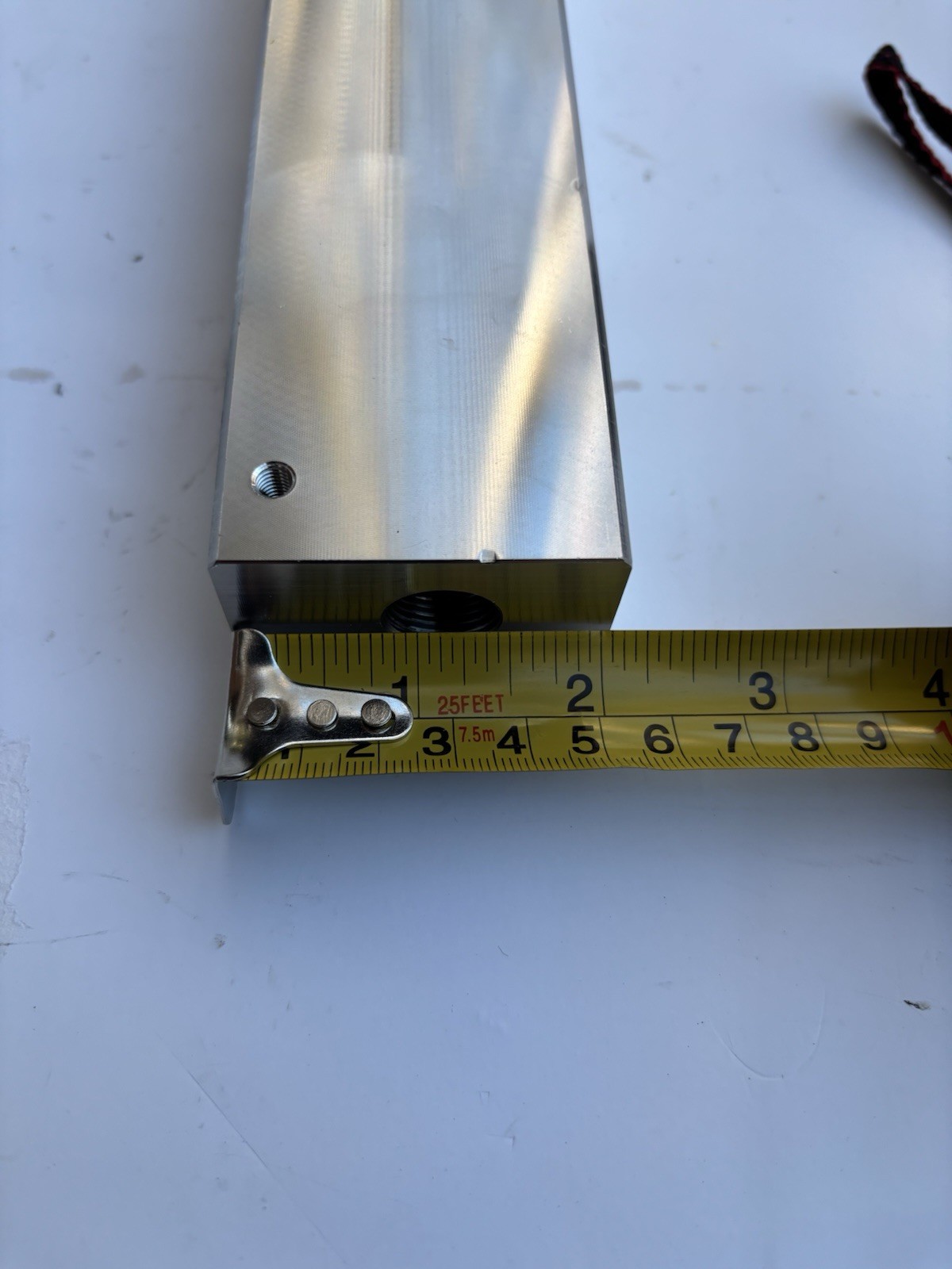 Stainless Steel Manifold 8.5”x 2”x 1.125” Eight Output Ports See Details..