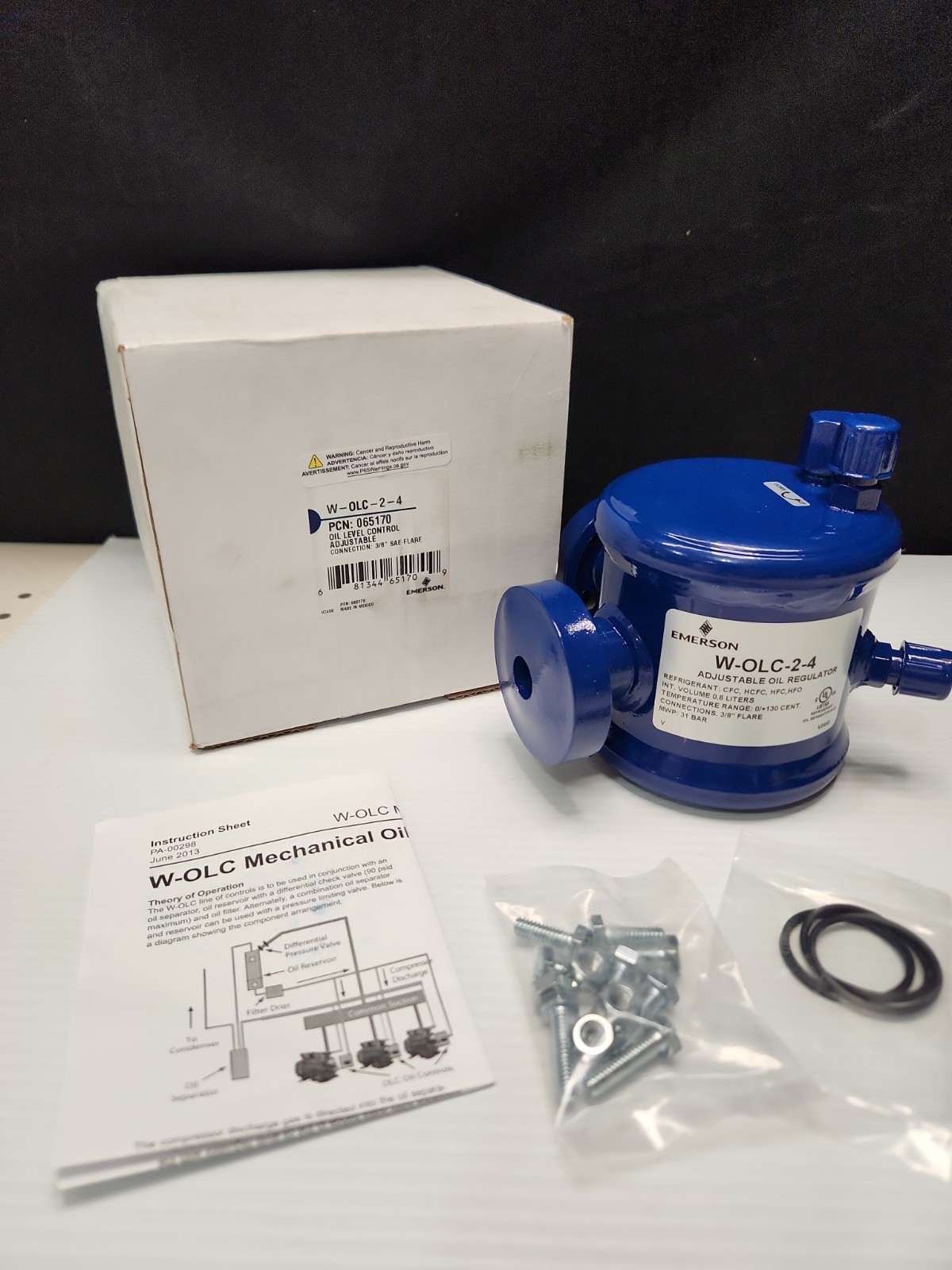 Emerson 065170 oil level regulator
