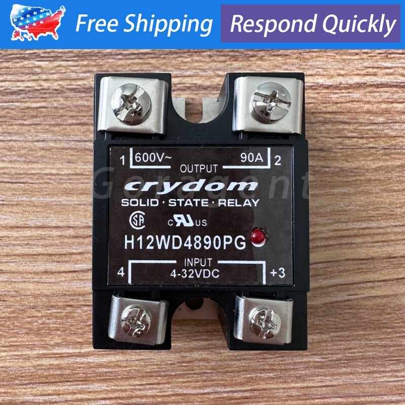 New in Box Solid State Relay For Crydom H12WD4890PG 4-32VDC 600VAC 90A US Stock