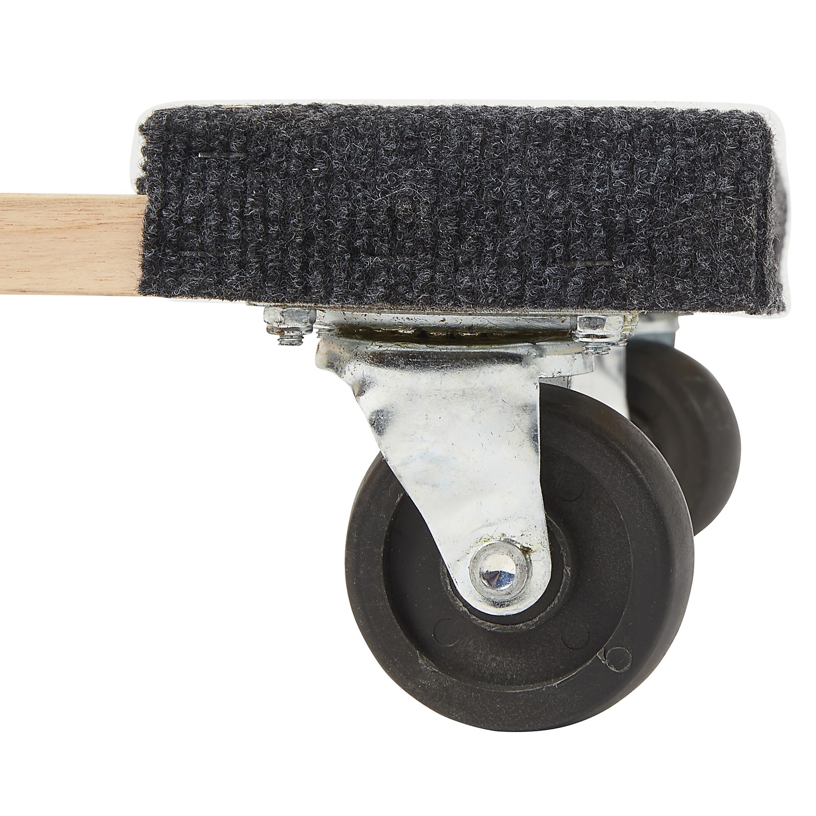 Ironton Carpeted Hardwood Mover’s Dolly, 30in.L x 18in.W, 1000-Lb. Capacity