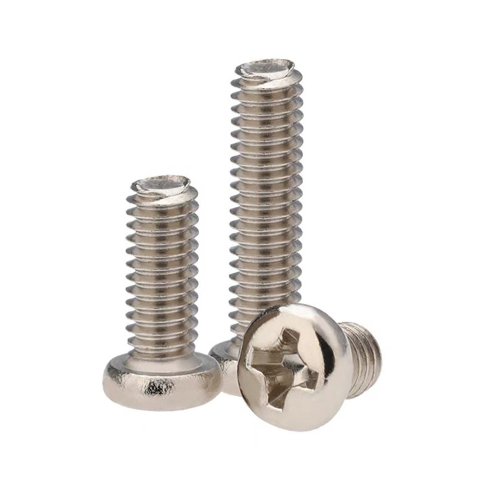Phillips Pan Head Machine Screws M1.2 M1.4 M1.6 M2 M3 M4 Nickel Plated Screw