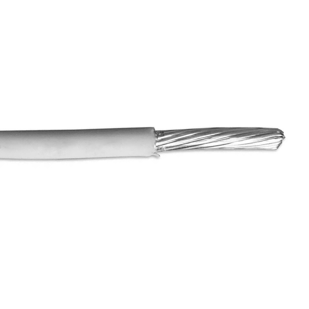 M22759/18-18-9 18 AWG Tinned Copper ETFE Insulation 150°C Lead Wire White 600V