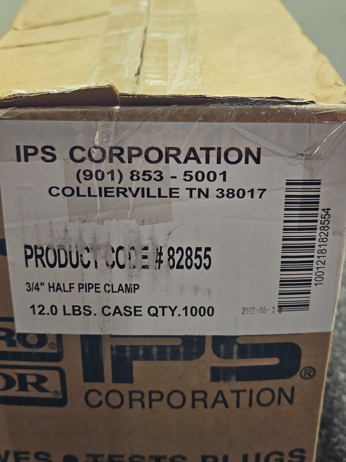 (QTY 200) IPS 82855 Water-Tite 3/4 In. Cts Tubing Half Clamp With Preloaded Nail