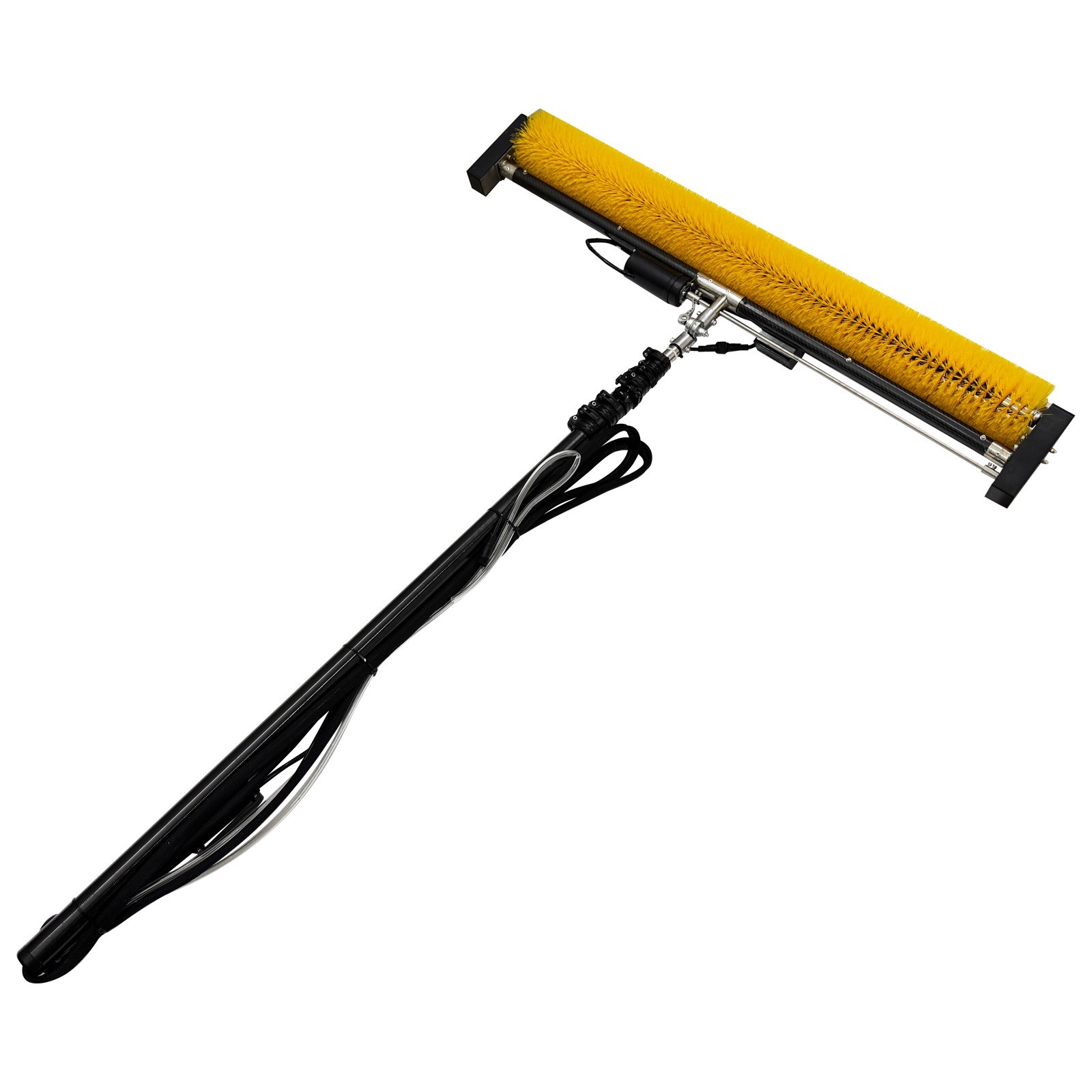 11.5FT/3.5Meters Automatic Solar Panel Cleaner Electric Roller Brush with 110V