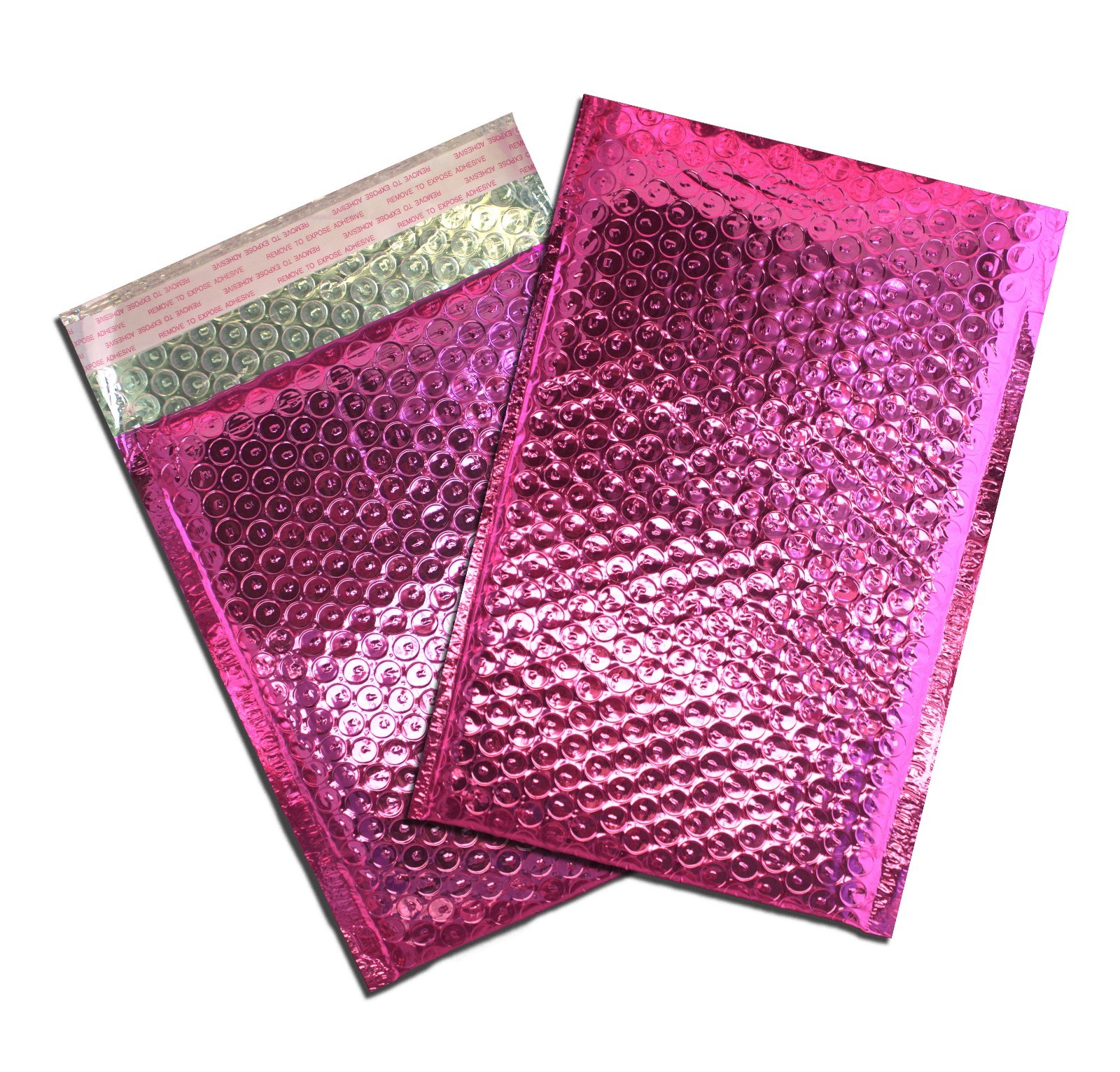 6×10 Pink Metallic, Bronze Gold METALLIC BUBBLE MAILERS, Padded Envelope Pack