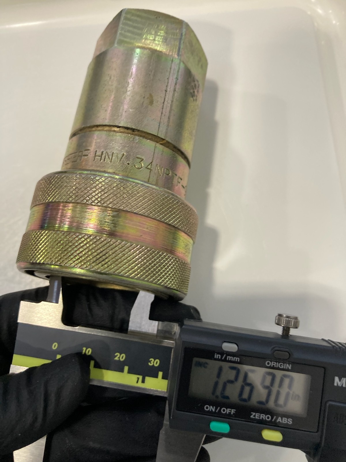 Faster HNV 3/4″ Female NPTF Hydraulic Quick Connect Coupler ISO 7241-1 Series B
