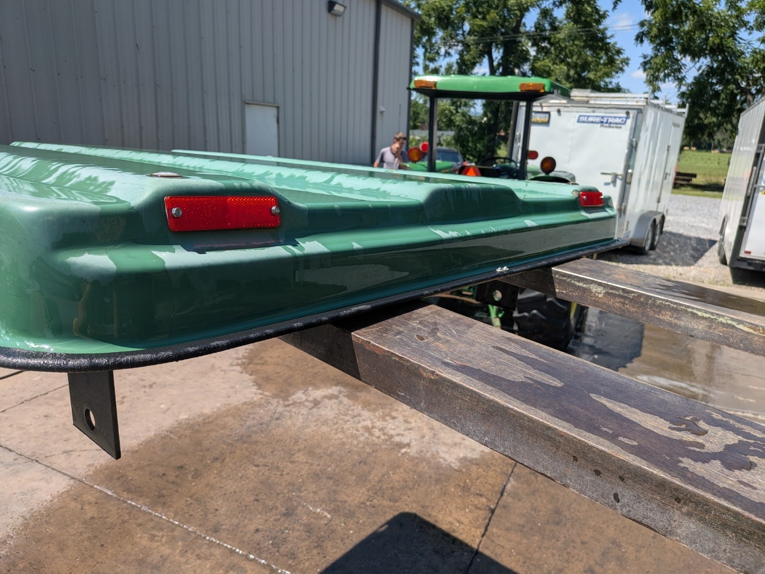 Used John Deere Fiberglass Canopy. This came off of a 6430