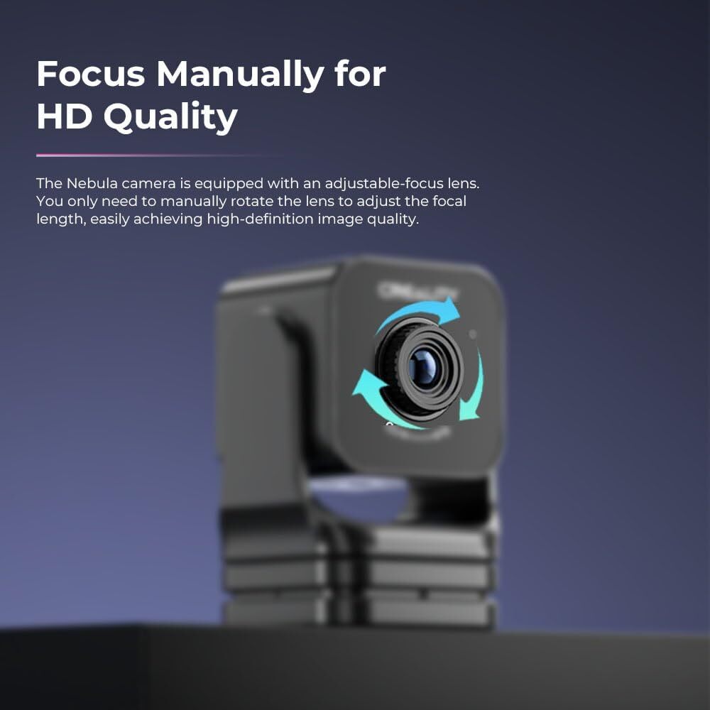Creality Nebula Camera 1080p HD Video Night Vision for Ender-3 V3 KE Nebula Pad