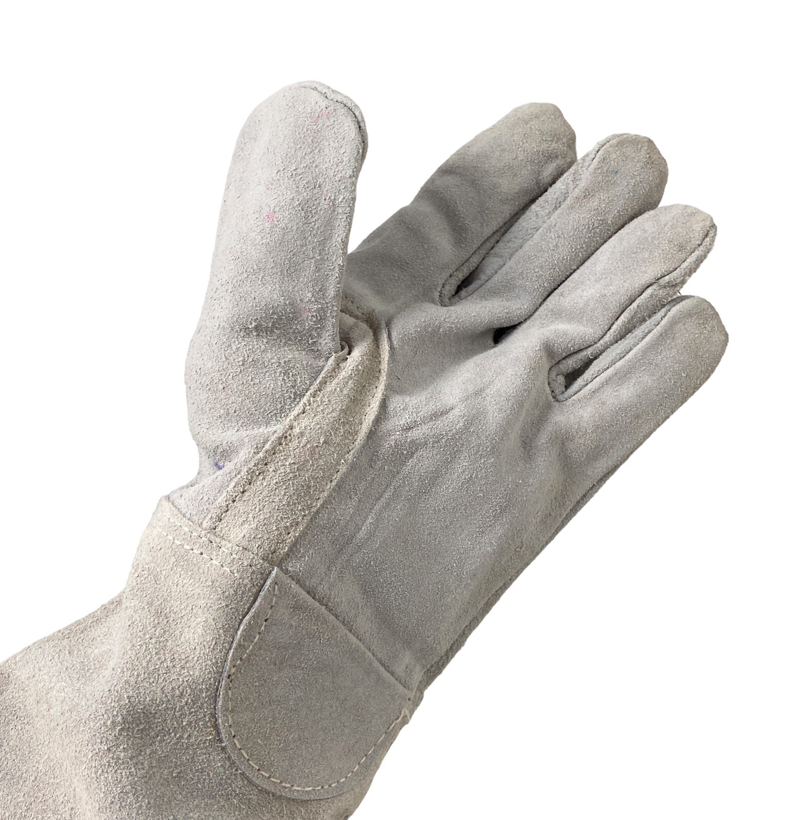 ☀️17 Inch Industrial Welding Gloves Heat Resistant Cow Split Leather BBQ Gloves