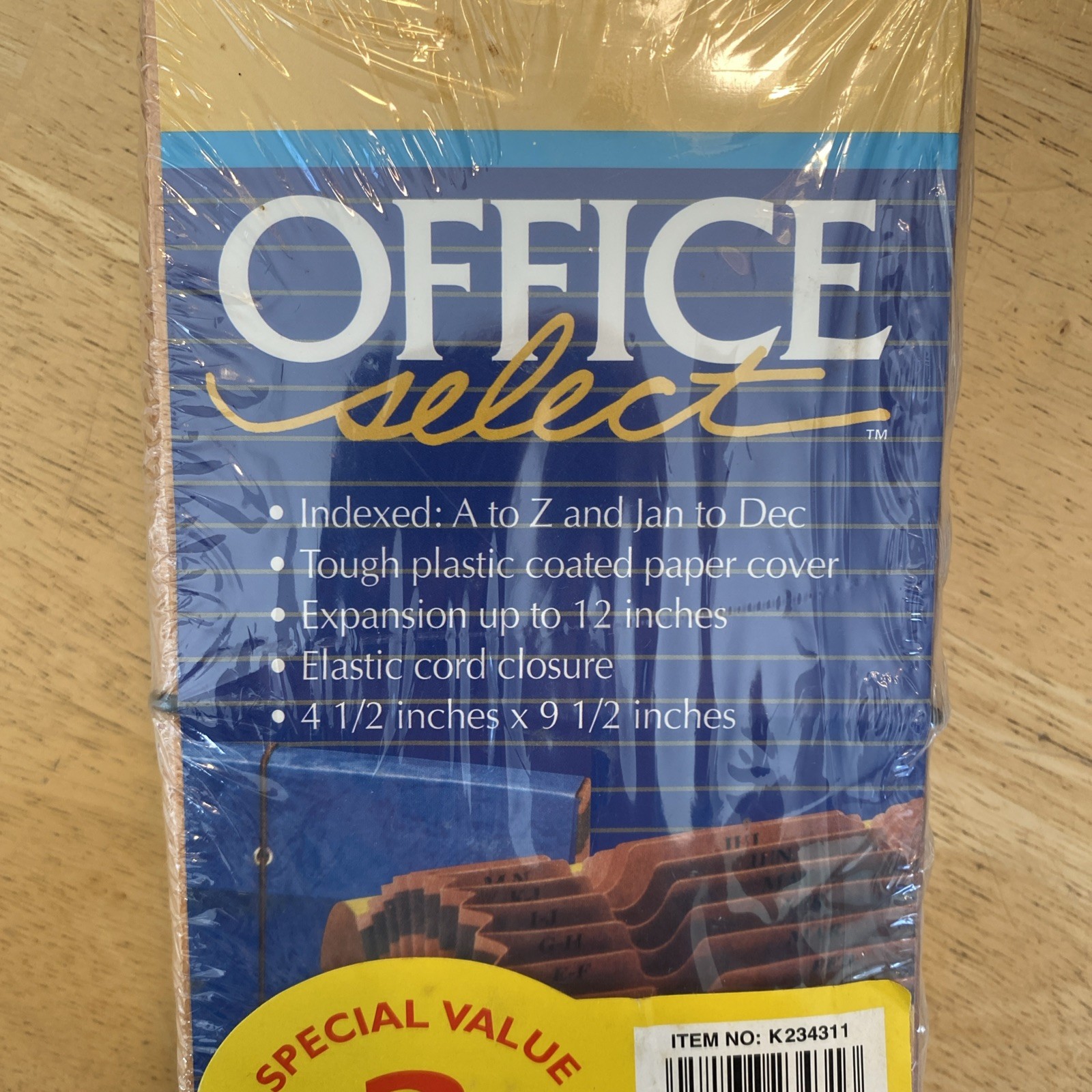 Office Select Cancelled Check File 4.5” x 9.5” LOT OF TWO SEALED – Total of 24