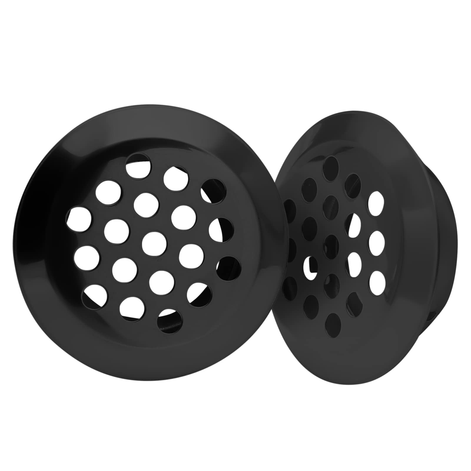 1 Inch Circular Air Vents, Black, 20Pcs