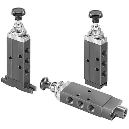 Parker 410411000 Manual Air Control Valve, 4-Way, 1/8In Npt