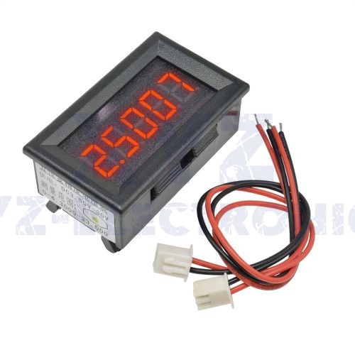 DC 0-4.3000-33.000V 5 Digit LED Digital Voltage Panel Meter Voltmeter Red Blue