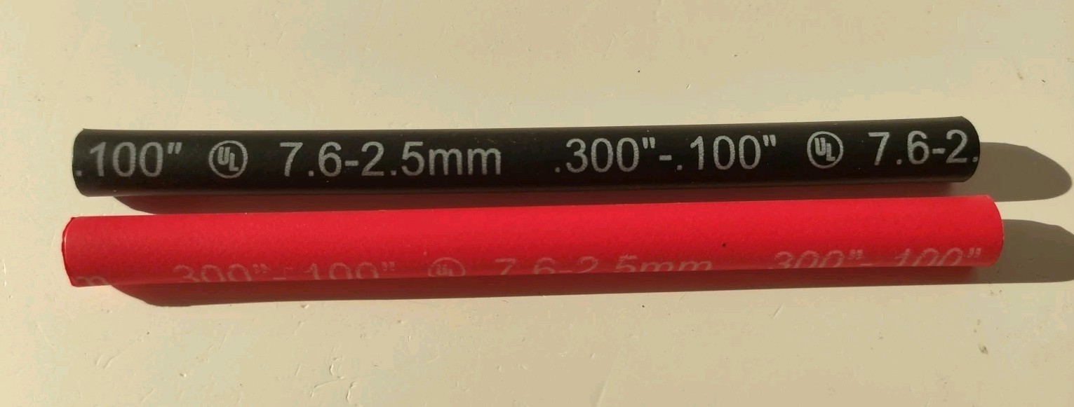 Qty. 5 Heavy-duty #14-8 AWG size Heat Shrink Tube, 6″ Long, 3/8″ I.D., Adhesive