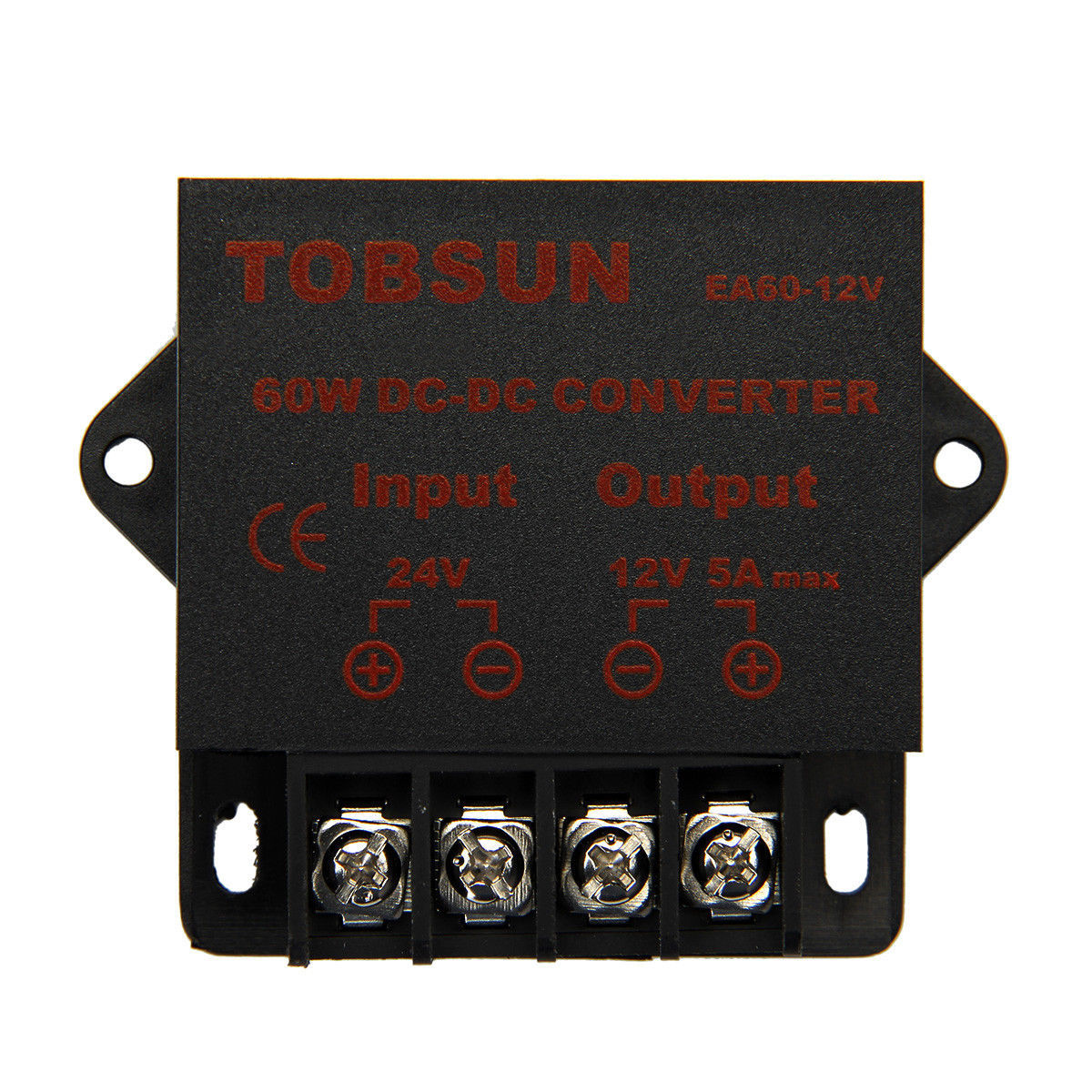 Voltage Converter DC 24V to 12V 5A 60W Power Regulator Step Down Voltage Reducer