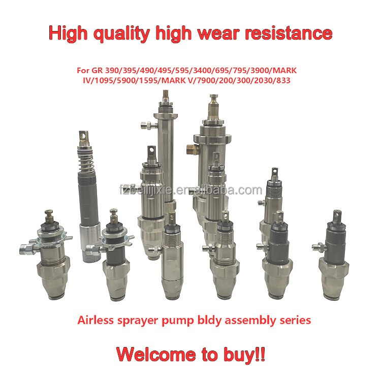 63:1 Factory direct sale Korea Pneumatic Airless Spray Pump Cylinder Liner
