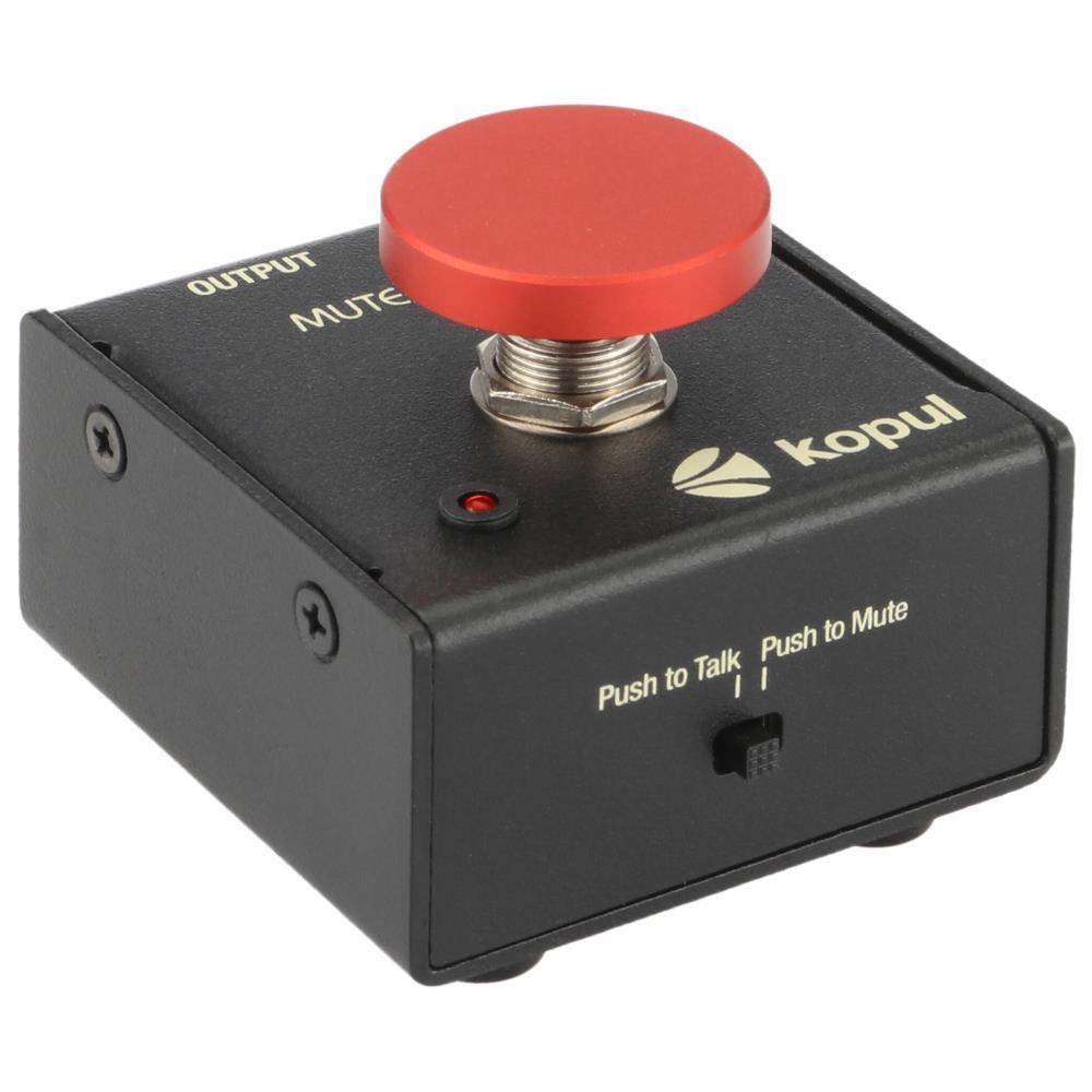 Kopul Momentary Mic Mute/Talk Button – XLR Push-to-Talk/Mute Michrophone Switch