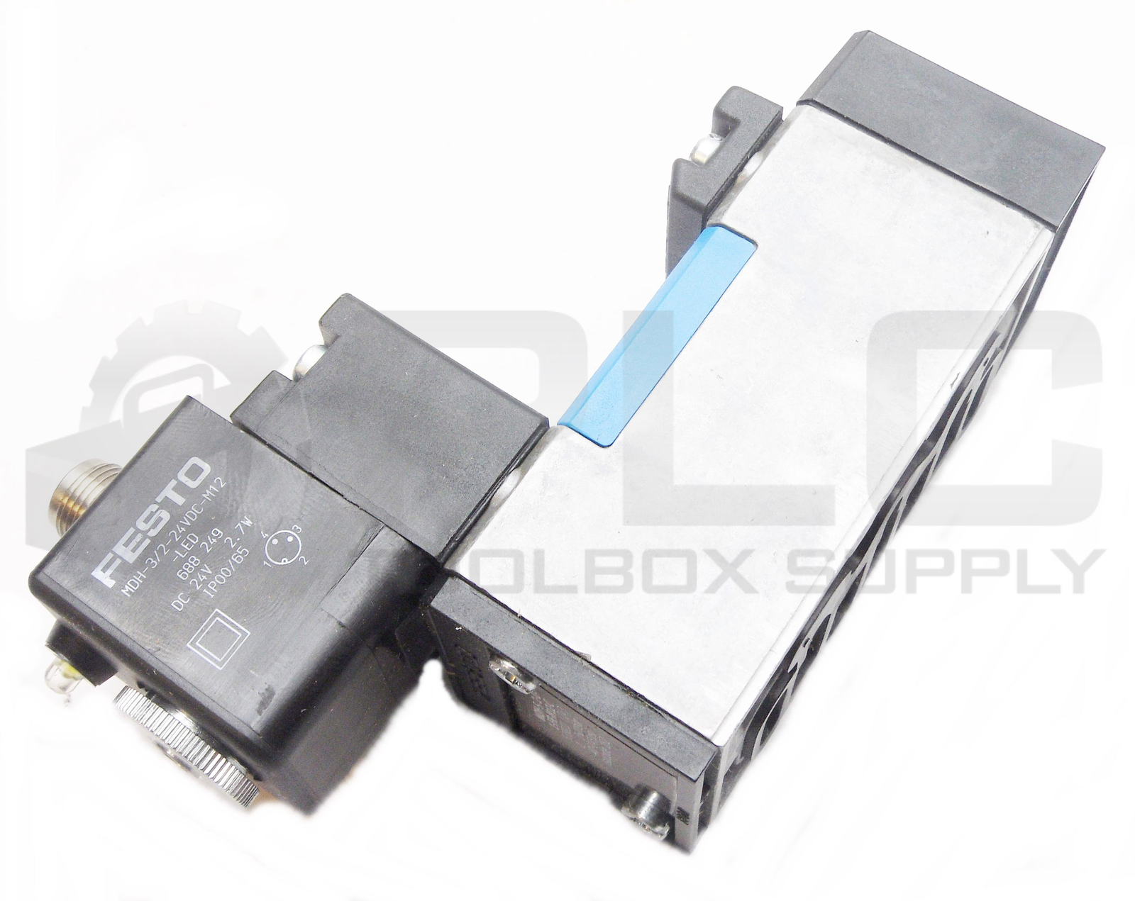 NEW FESTO MDH-5/2-D-1-FR-M12-C W/ MDH-3/2-24VDC-M12-LED 688 249 DC24V IP00/65