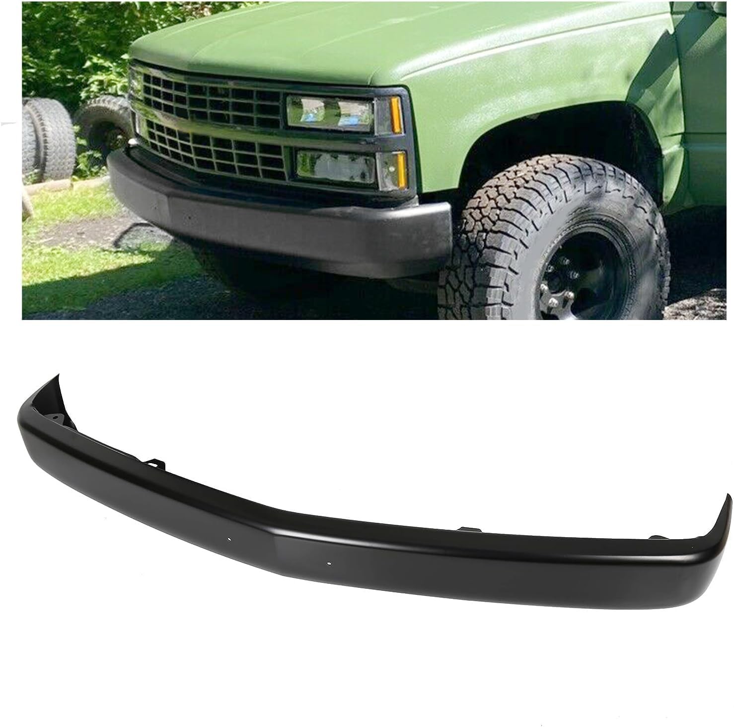 Bumper Face Bar w/LP Holes 88-98 Chevy/GMC C/K 95-99 Tahoe/Suburb/YukonGM1002168