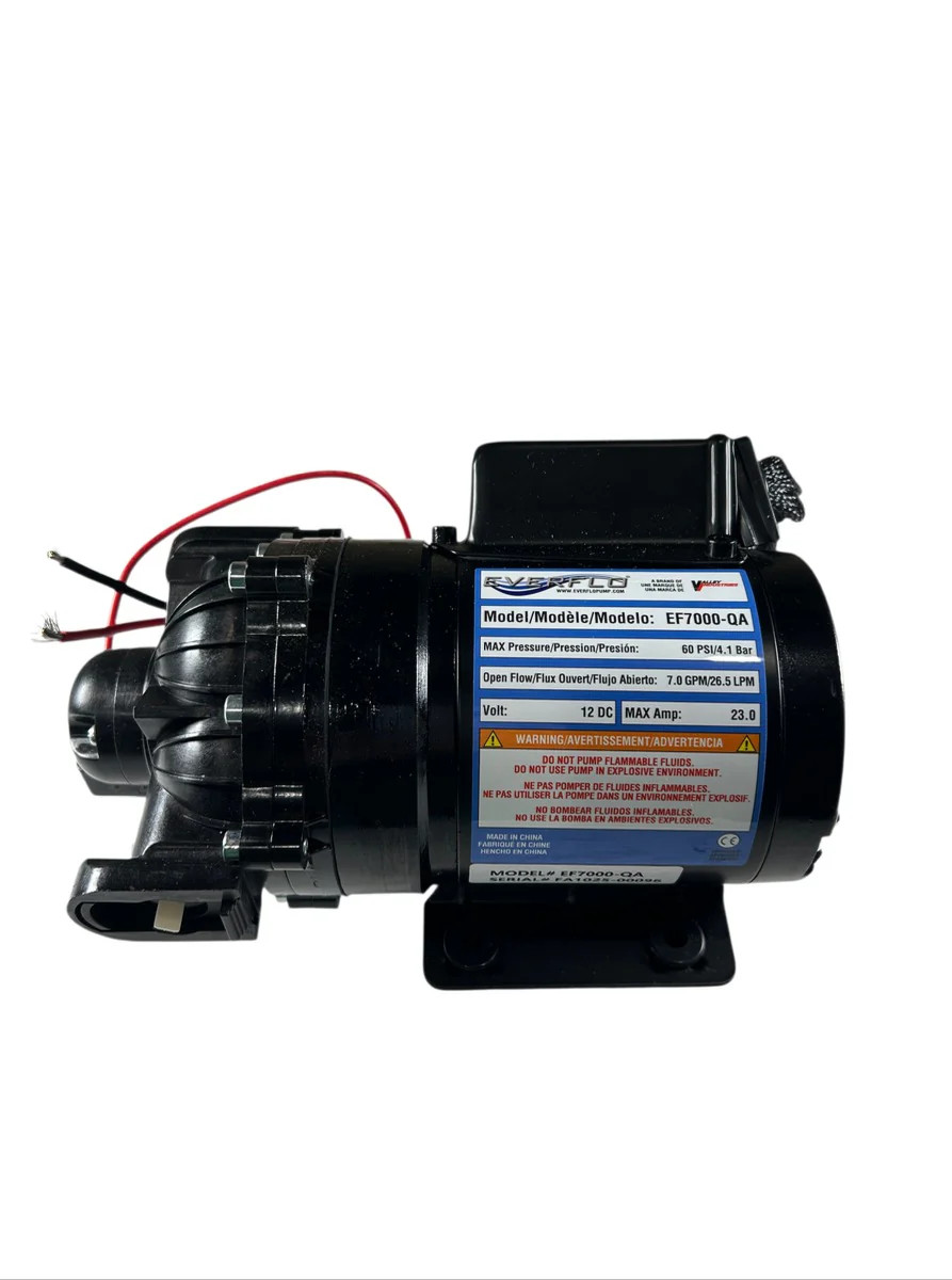 Everflo EF7000-QA 7.0 GPM 60 PSI 12V DC Diaphragm Pump New