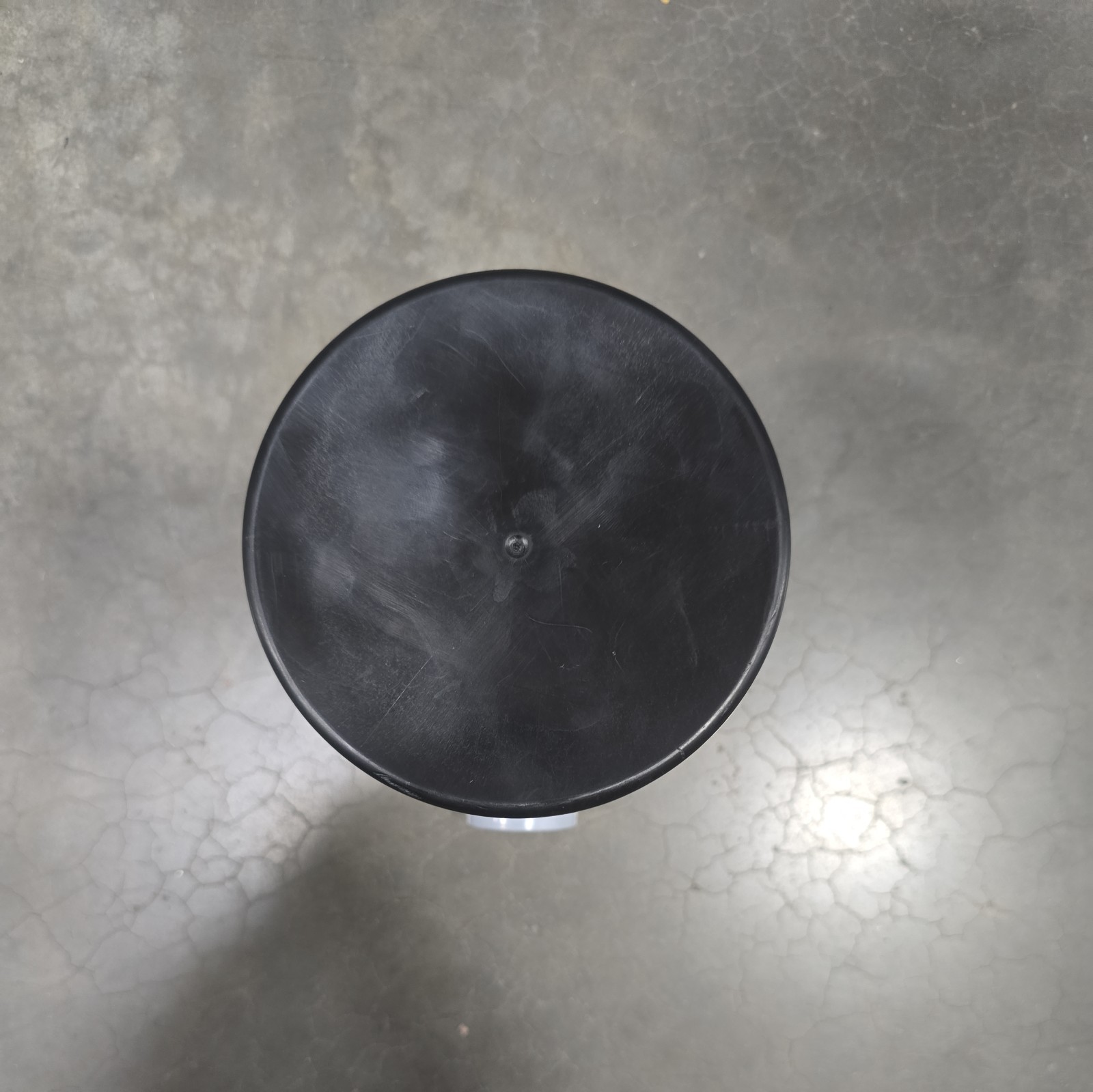 Cantex New Work 19-1/2 cu in Round PVC 1 gang Junction Box Gray