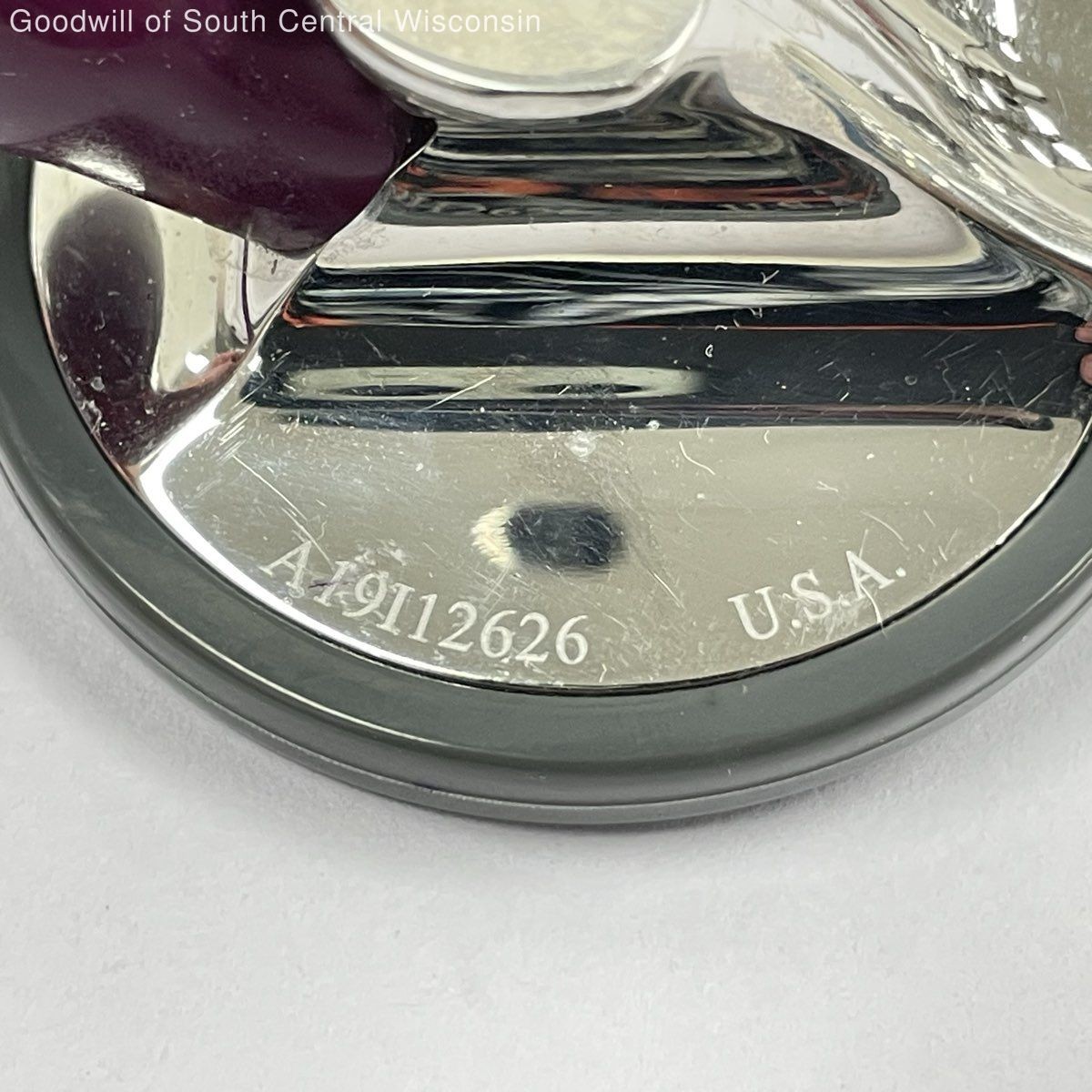 3M Littmann Cardiology A19112626 Plum Colored Stethoscope & Tips -Mismatched Box