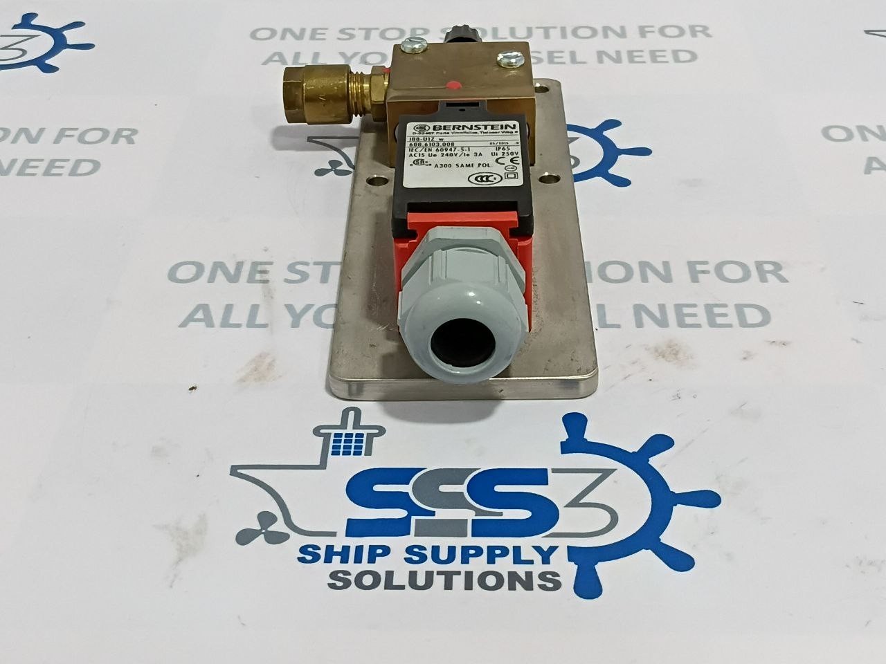 Bernstein I88-U1Z w Limit Switch 608.6103.008 AC15 Ue 240V/Ie 3A Ui 250V IP65