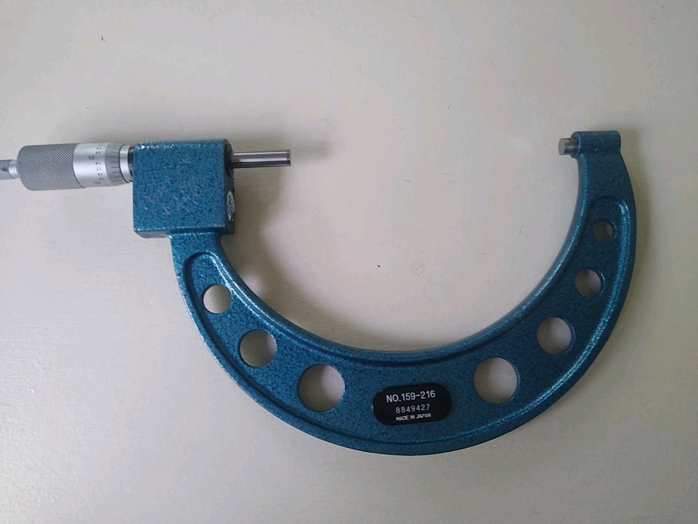 Mitutoyo Japan 4-5″ and 5-6″ Outside Micrometers Pair #159-215 & #159-216