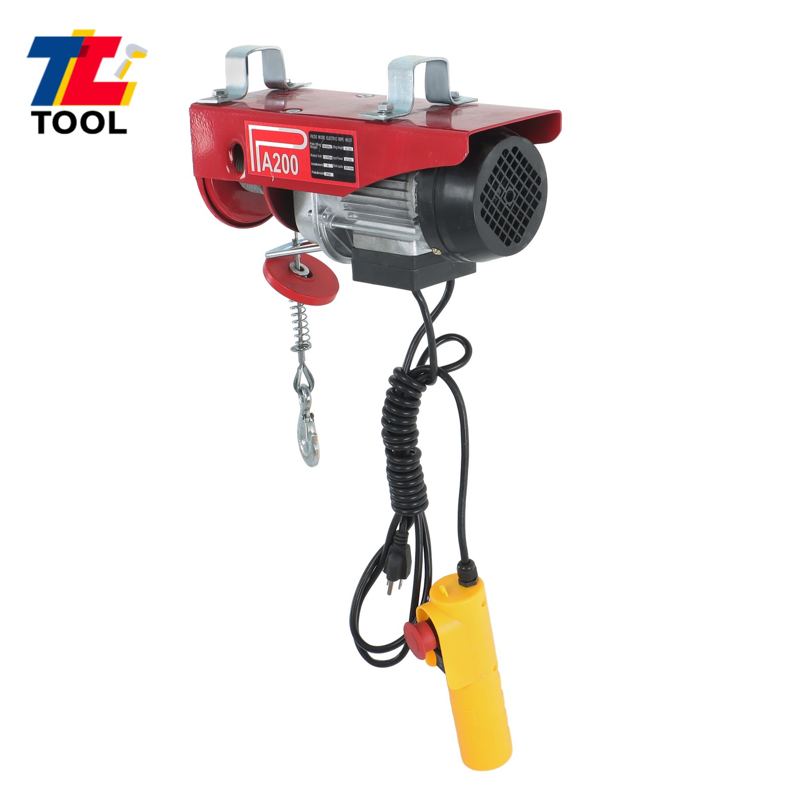 440lbs/200kg Electric Hoist 110V 510W Electric Winch 20-40ft Lifting Height