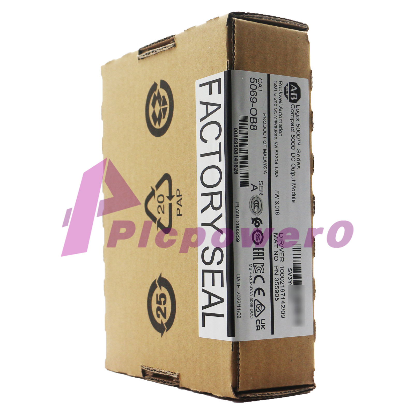 New Sealed Factory 5069-OB8 Allen Bradley Compact I/O 8 channels Output Module