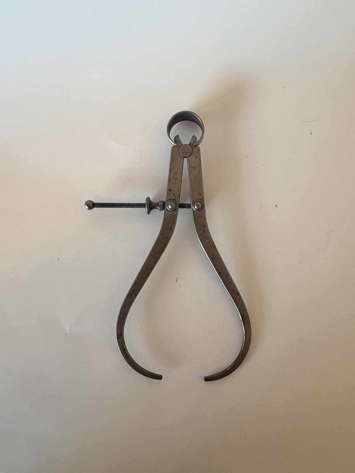 Vintage Lot Of 5 Metal Measuring Calipers LS Starrett Co Union Tool Co Unbrand