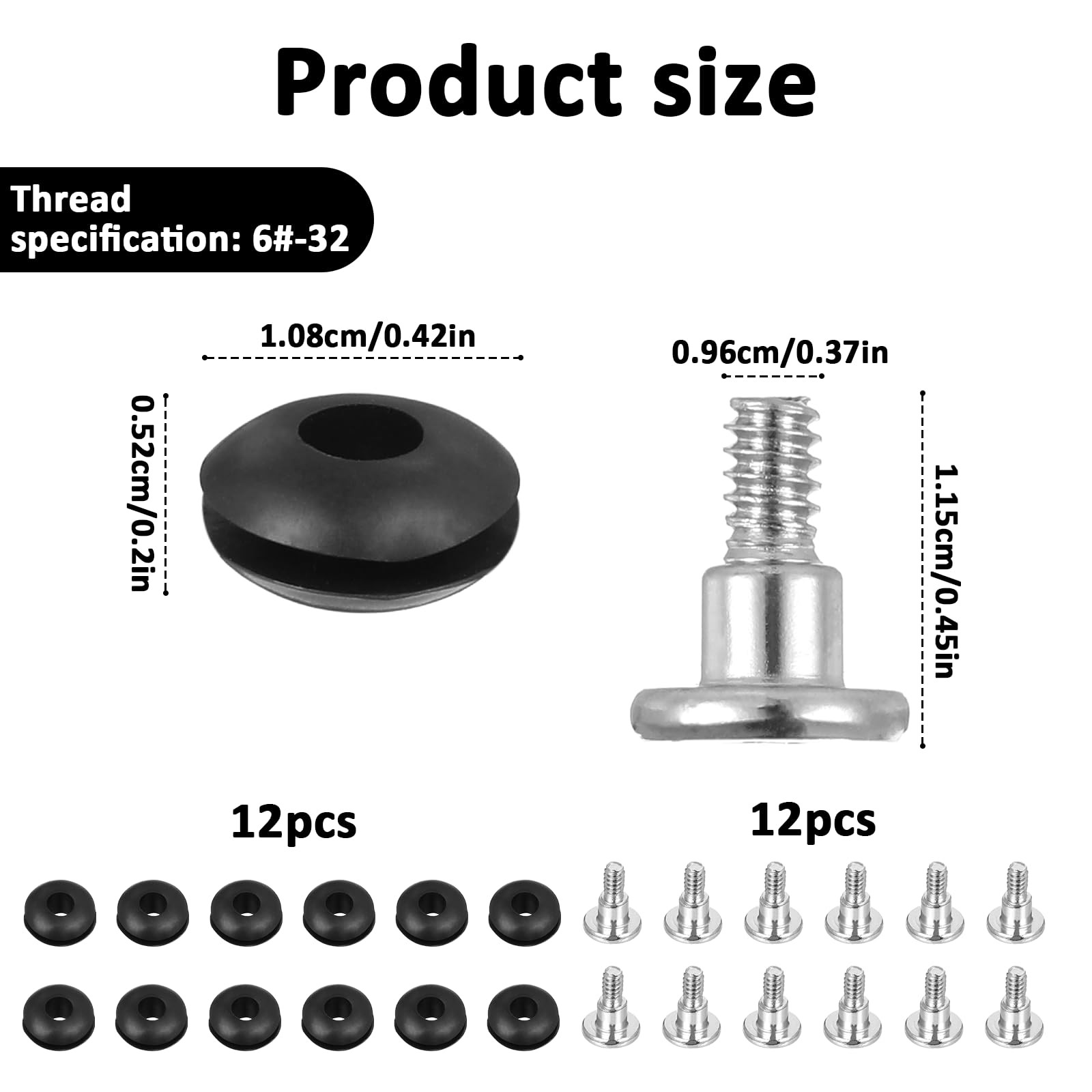 12 Pack 3.5 inch HDD Screws Hard Disk Drive Shockproof Hard Drive Screws and …