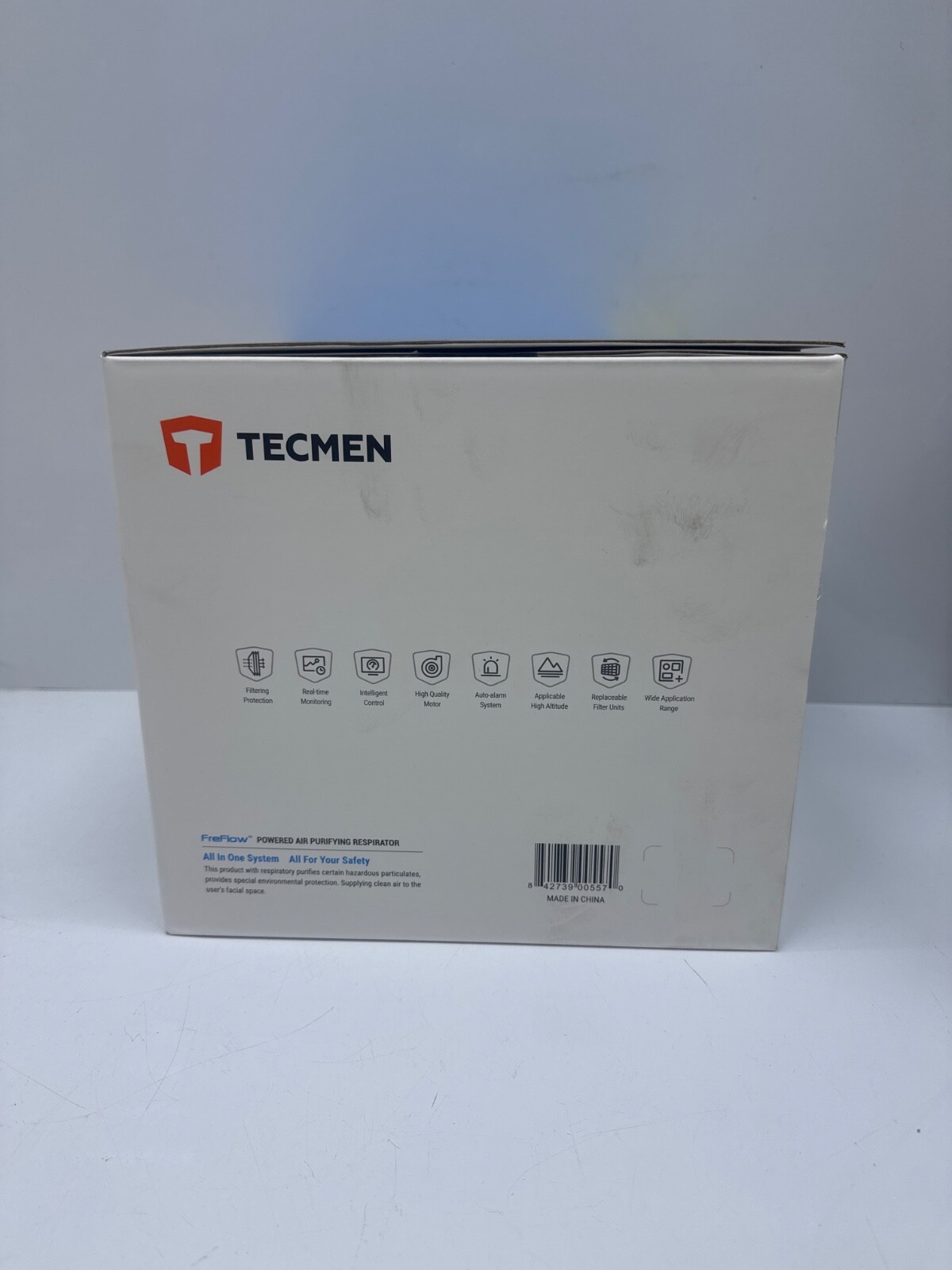 TECMEN Freflow V1 includes Blower Unit,Hose,Belt,Battery Charger,Airflow Indicat