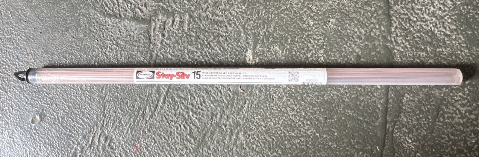 Harris-15620F1 Stay-Silv 15% Flat Brazing Rods (28 Sticks per Tube) NEW 1LB Pack