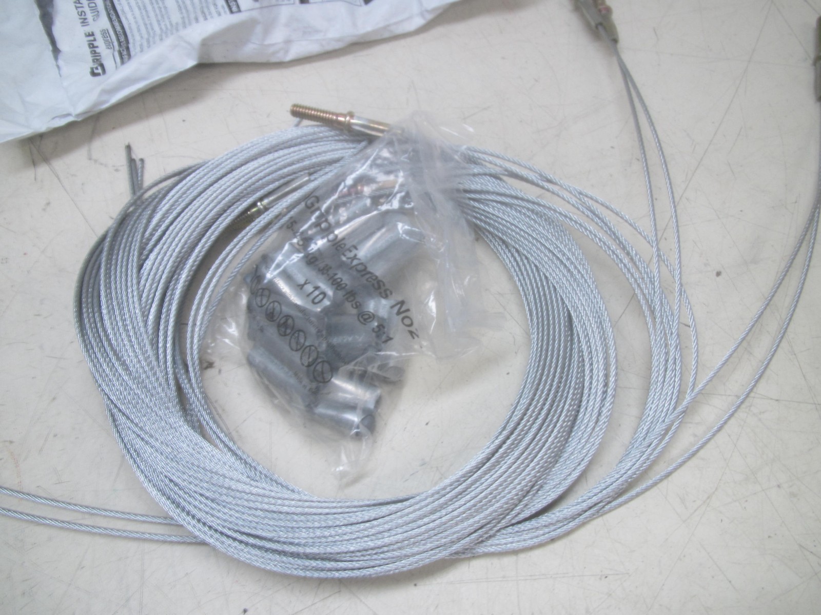 Pack Of 10 Gripple Wire Hanger 15 Ft Lengths 1/4 inch P/N: 90831-15
