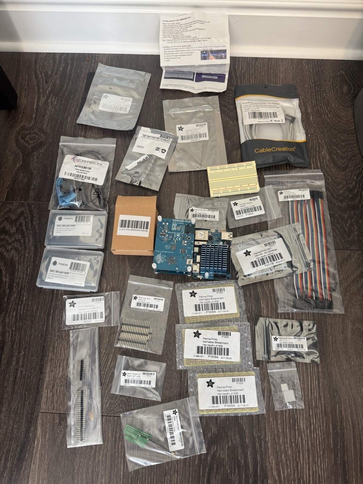 Adafruit Raspberry Pi ODROID XU4 Electronics Maker Developer Lot Bundle GPIO SBC