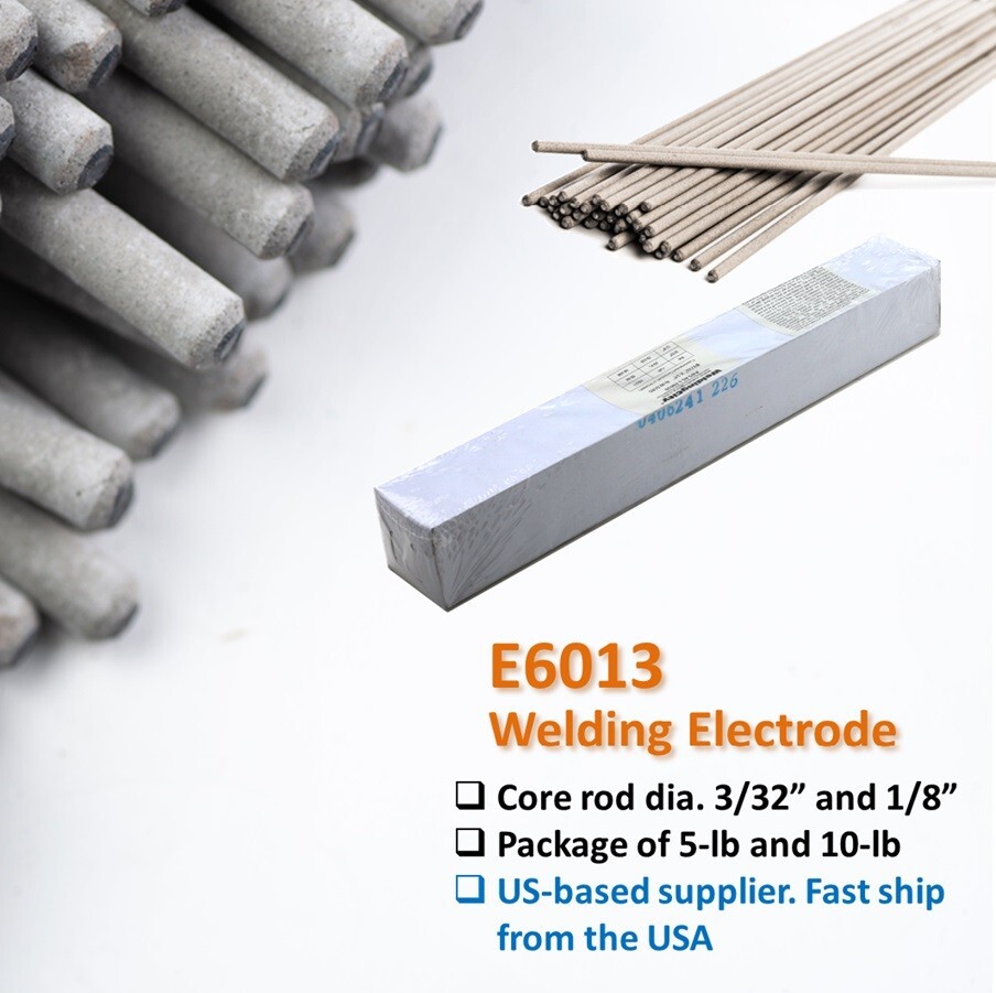 WeldingCity® 5-Lb E6013 1/8″ Stick Welding Electrode Mild Steel Rod | US Seller