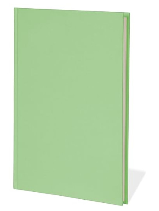 Semikolon A4 Classic Linen Cover Notebook 8.5 X 12 Inches, 144 Lined Pages Lime