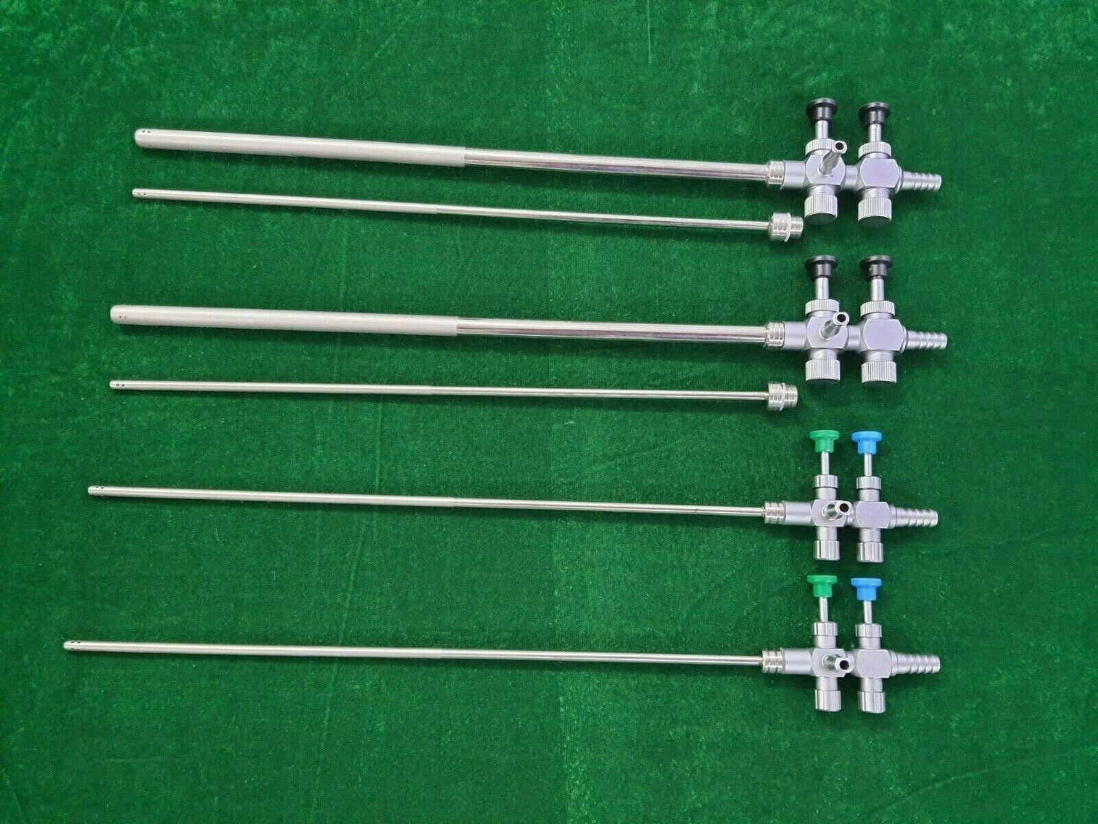 4pc Laparoscopic Trumpet Suction Irrigation 10mm/5mm Surgical Instruments