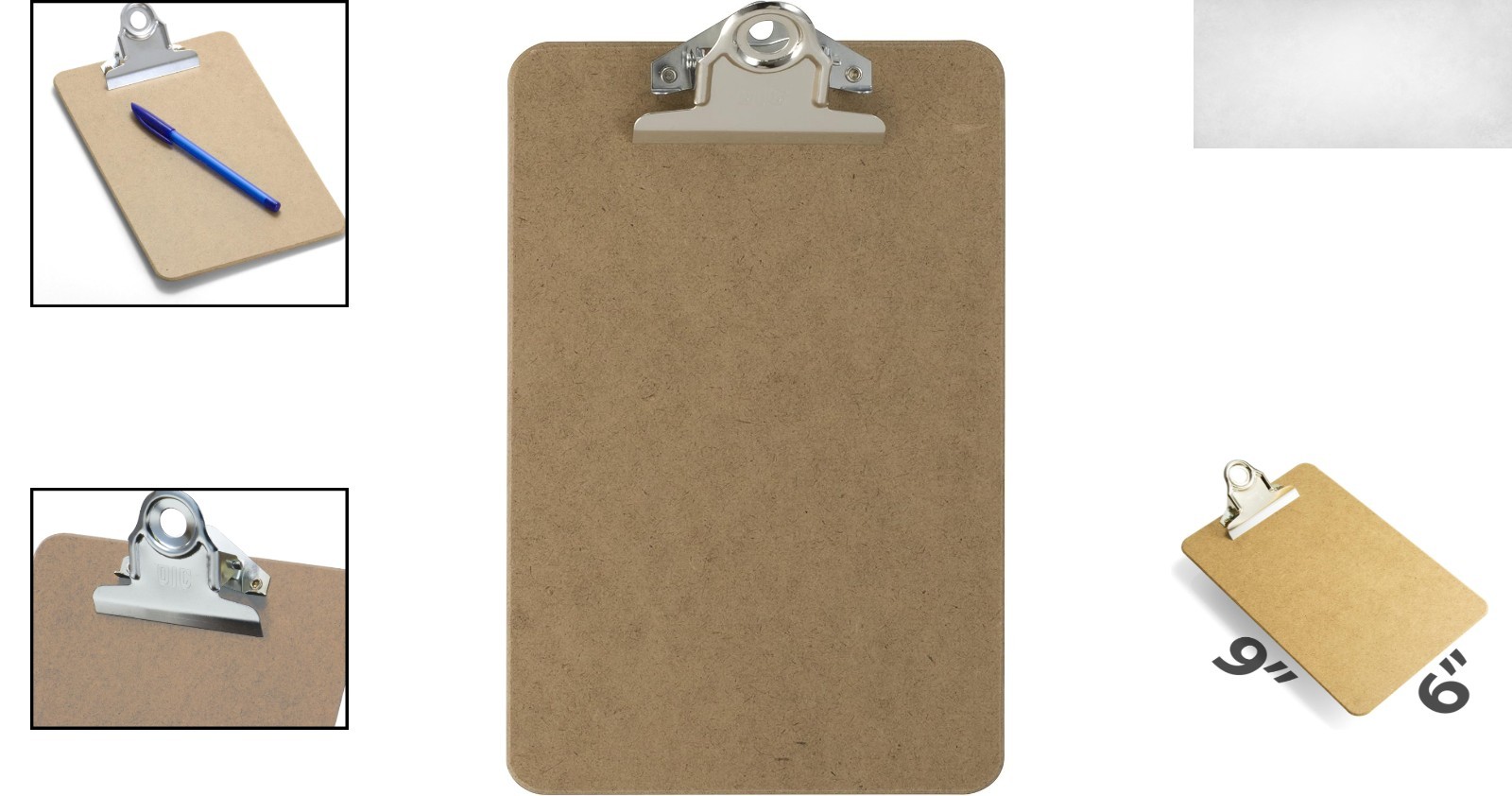 Durable Memo Clipboard 6×9 Inches, Made of 100% Recycled Wood – Elegant Design