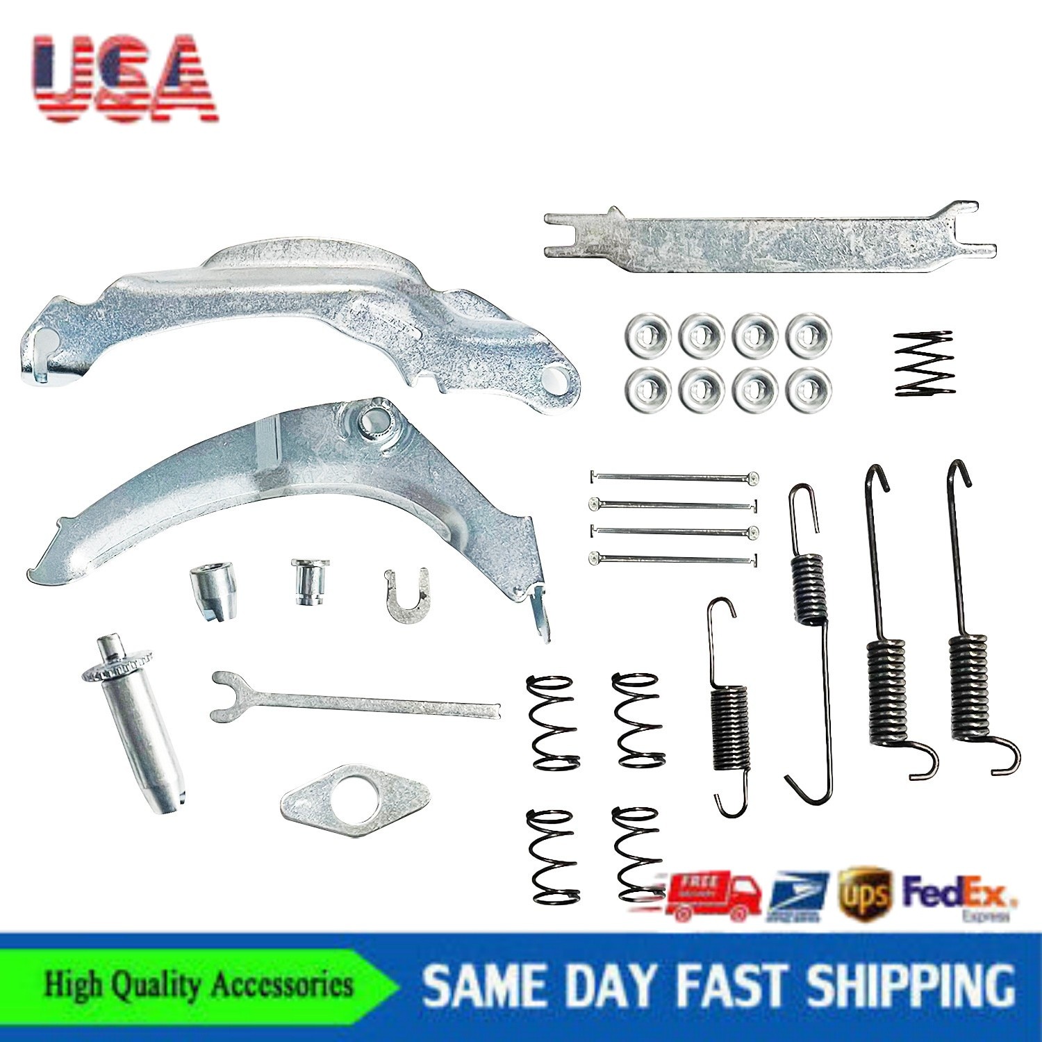 Left Brake Shoe Hardware Kit Fits For Toyota Forklift 8FGU20/25/30/32 T-2042