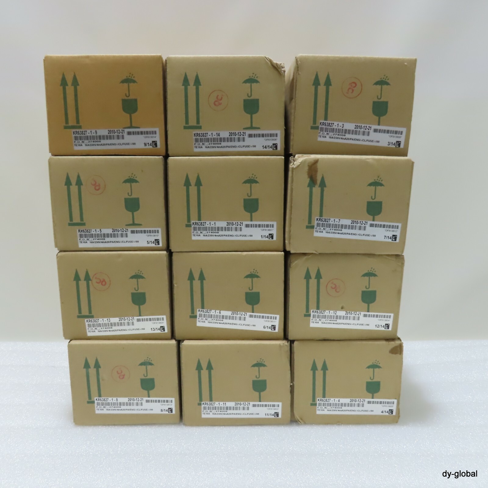 EUROTHERM NIB Ref:TE10A 16A/230V/4mA20/PA/ENG PON:274008 ELEC-I-1720=9C21