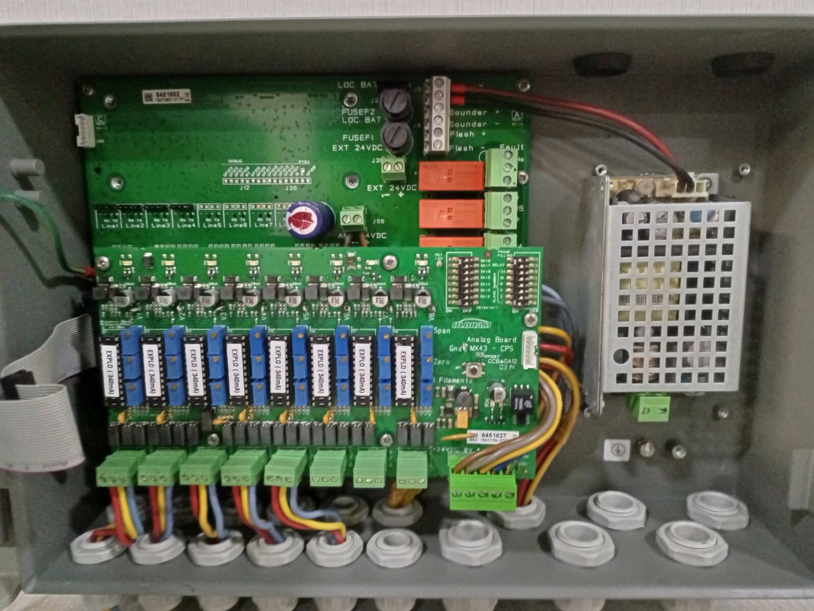 Oldham MX43 Analog And Digital Gas Detection Control Unit- W/O ANY ACCS.